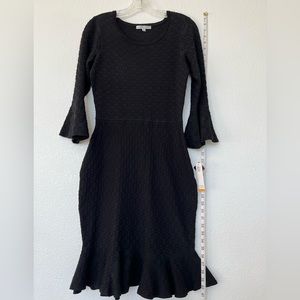 Sandra Darren Sandra Darren Women Black Sweater Dress